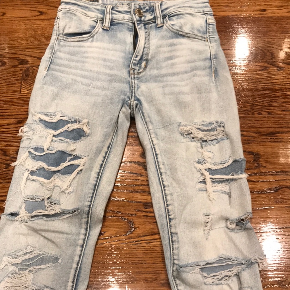 American Eagle hi-rise jegging jeans blue size 0